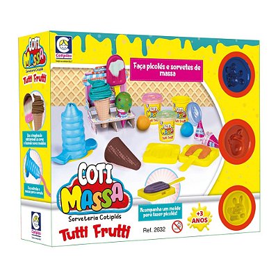 Brinquedo Coti Massa Tutti Frutti Sorveteria