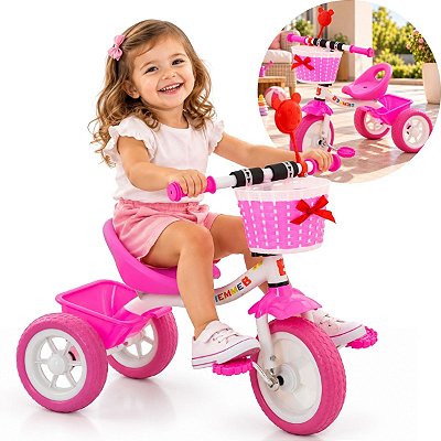 Triciclo Infantil Trike Biemme - Rosa