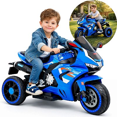 Triciclo elétrico Infantil Sport Trike Azul 12v