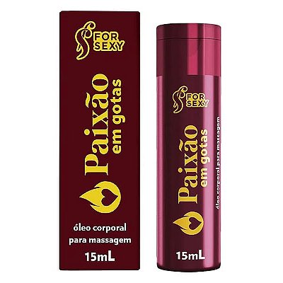 PAIXÃO EM GOTAS - OLEO PARA MASSAGEM