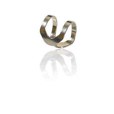 Piercing  Fake  Vazado Prata 925