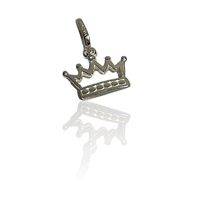 Pingente Infantil Coroa  Prata 925