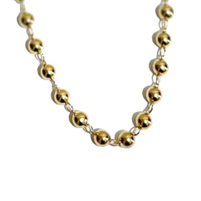 Choker Esferas Unidas Dourado