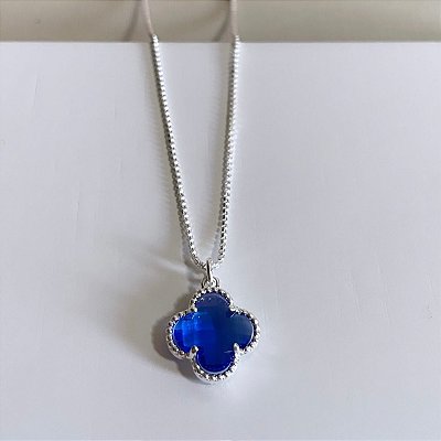 Corrente Trevo Van Cleef Prata 925