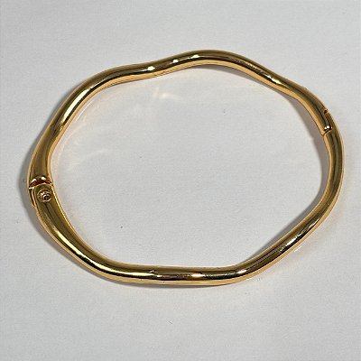 Bracelete Ondulado Dourado