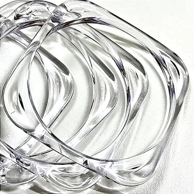 Bracelete Acrílico Transparente