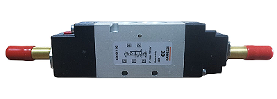 VÁLVULA 5/2 VIAS G1/8 DUPLO SOLENÓIDE CÓD. 358-011-02