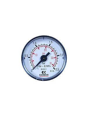 MANOMETRO 40MM G1/8 - 0-10 BAR - COD M043-P10