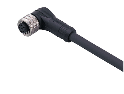 CABO 2 METROS C/ CONECTOR 90 FEMEA M8X1-4 PINOS