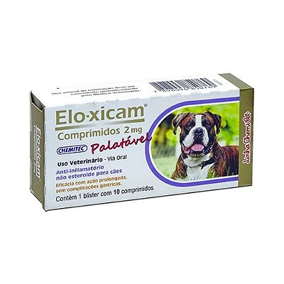 Elo-xicam 2 Mg Com 10 Comprimidos - Chemitec