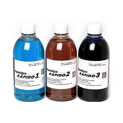 Panótico Rápido 3 Frascos De 500 mL - Laborclin