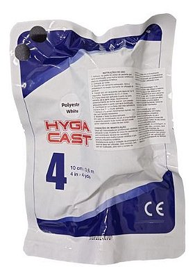 Gesso Sintético 4 Polegadas (10 cm x 3,6 m) Cor Aleatória - Hygia Cast