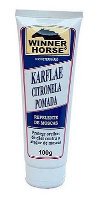 Karflae Pomada Citronela Repelente Insetos 100 Gr - Winner Horse