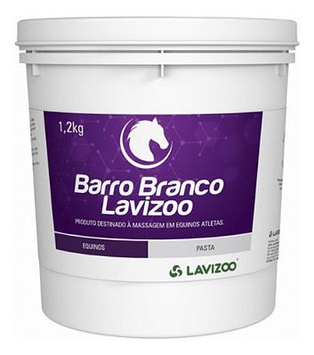 Barro Branco 1,2 Kg - Lavizoo