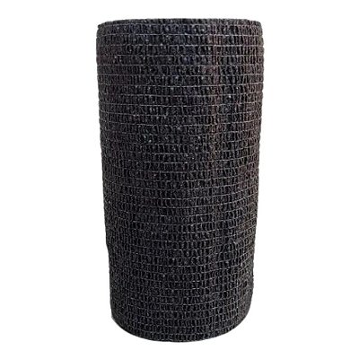 Atadura Elástica Autoaderente Preto 10 cm x 4,5 mt