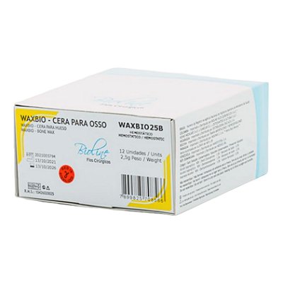 Waxbio Cera para Osso 2,5 Gr Unitário - Bioline