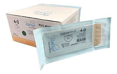 Pgcl Fio Poliglecaprone Nº 4-0 70 Cm 1/2 R 2,5 Cm Caixa Com 24 Unidades - Bioline
