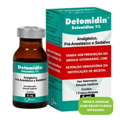 Detomidin (Detomidina) 1% 5 mL (Controlado) - Syntec