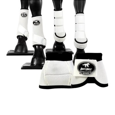 Kit Color Completo Cloches + Boleteiras Branco - Boots Horse