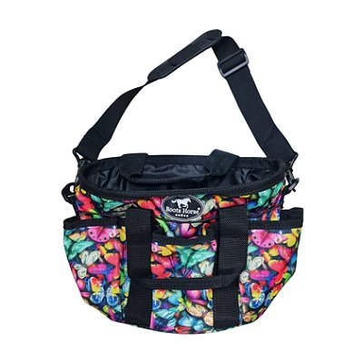 Bolsa Para Kit Higiênico Estampa Borboletas - Boots Horse