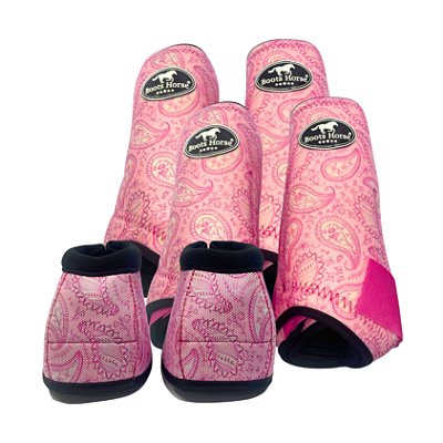 Kit Color Completo Estampa Paisley Rosa - Boots Horse