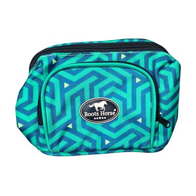 Pochete Mod Exportação Estampa Verde Água Tamanho G - Boots Horse