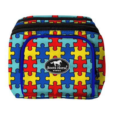 Pochete Mod Exportação Estampa Quebra Cabeças Tamanho G - Boots Horse