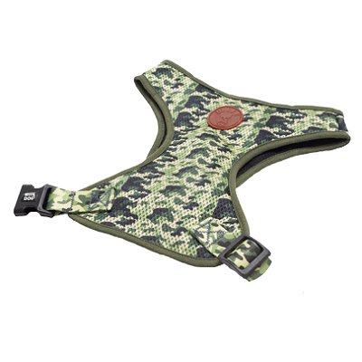 Coleira Peitoral Easy Tamanho G Camuflado - Wise Dog
