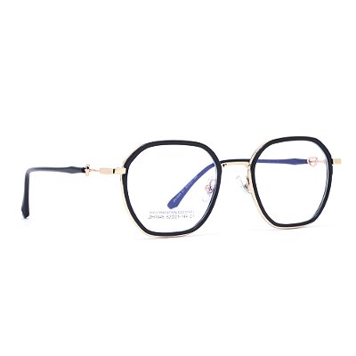 Armação para Óculos Kazwini Aço Cirúrgico ZH1948 52□17-141 - Kazwini Eyewear