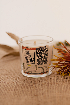 Vela  aromática de Bamboo 190gramas