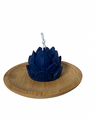 Vela aromática Flor de Lótus azul