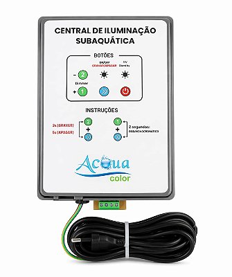 CENTRAL DE COMANDO PARA ILUMINÇÃO LED PISCINA 63W