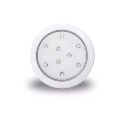LUMINÁRIA REFLETOR LED PISCINA 9W BRANCO FRIO 80MM