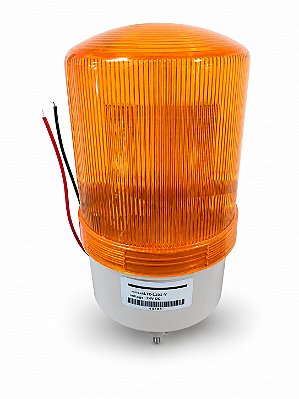 Sinaleiro Giroflex Giroled 10w 24vdc Amarelo Âmbar Ip66