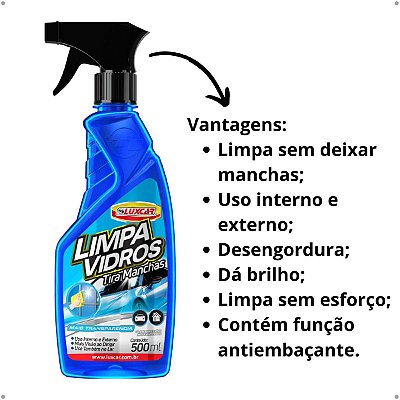 Limpa Vidros Anti-Embaçante (500Ml) - Rodabrill