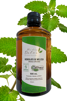 Hidrolato de Melissa Orgânico 500ml