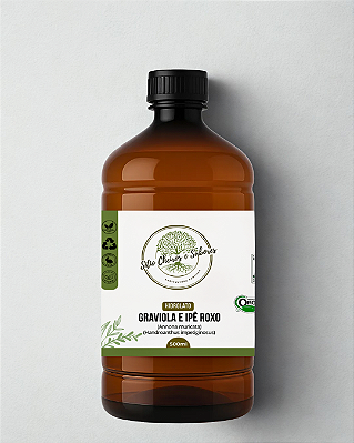 Hidrolato Graviola e Ipê Roxo Orgânico 500ml
