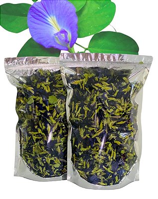 Fada Azul 50g (Clitoria ternatea) Desidratada Orgânica.