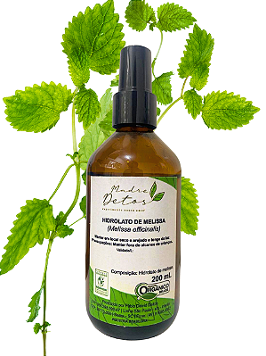 Hidrolato de Melissa Orgânico 200ml