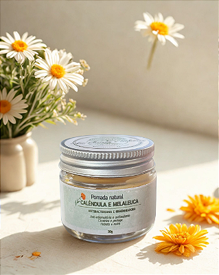 Pomada Natural | Calêndula e Melaleuca