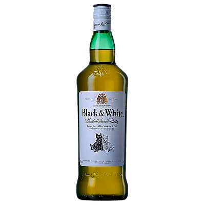 Black & White Blended Scotch Whisky Escocês 1000ml