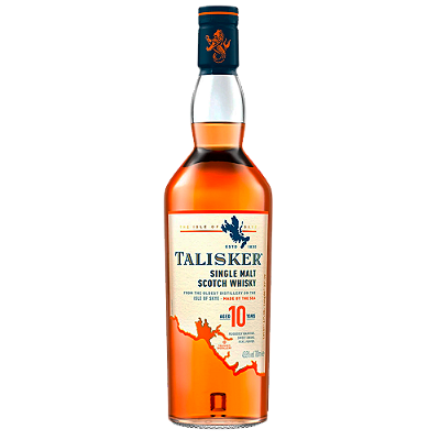 Talisker Single Malt Scotch Whisky Escocês 10 anos 750ml