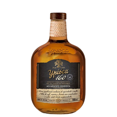 Ypioca 160 Aguardente Composta Cachaça Brasileira 700ml
