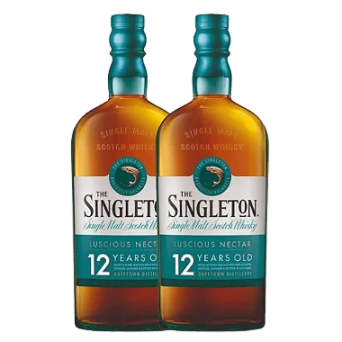 Kit 02 The Singleton Dufftown Single Malt Whisky EscocÊS 12 Anos 750ml