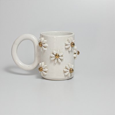 Caneca Bem Me Quer com Miolo em Ouro