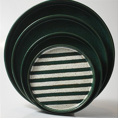 Conjunto de Pratos Rasos Amazônia (4 peças)