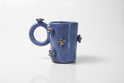 Caneca Jardins de Monet Azul 280 ml