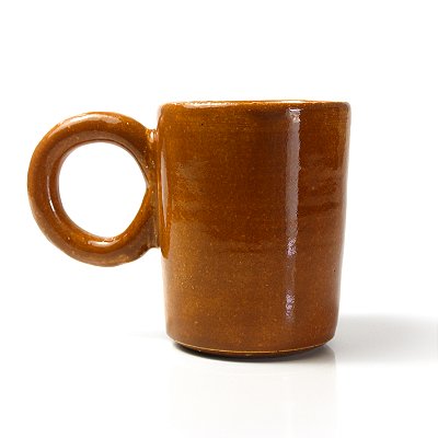 Caneca Peitinhos Grande Ocre