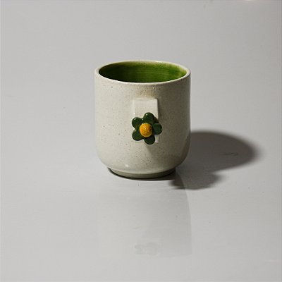 Caneca Anel Flowers - Verde