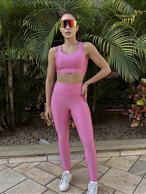 Calça legging Classic Rosa Chiclete